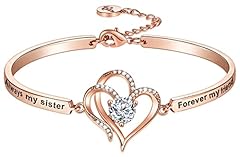 06_Interlocking Hearts_Always my sister_Rose Gold