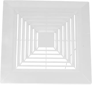 Plastic Grille with Spring Mechanism for Easy Access and Maintenance for Wall Mount Ceiling Ventilation