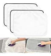 4 Pack Ironing Scorch Mesh Cloth – Heat Resistant Ironing Protector Pad, Insulation Mat, Scorch-S...