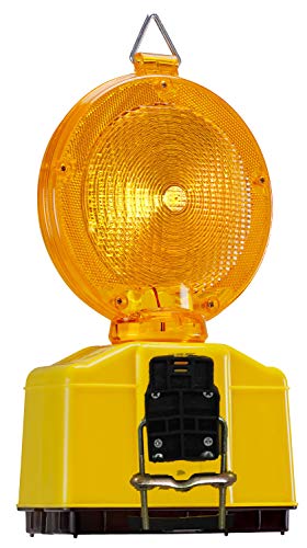 Warnleuchte für Baustellen mit LED-Technologie und Secura-Halter