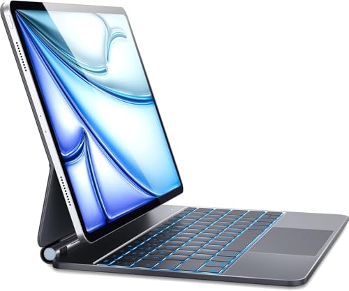 Earto Magic Style Tastatur Hülle für iPad Air 13 Zoll(M3/M2)/Pro 12.9 – Ansicht 1