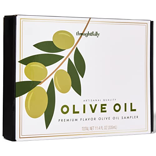 Thoughtfully Gourmet, Olive Oil Sampler Gift Set, Premium ExtraVirgin
