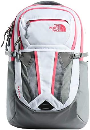 coral north face backpack