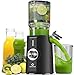 LINKChef Extractor de Zumos y Verduras, 115mm, 1.2L, Licuadora Frutas Verduras, 200W Slow Juicer Machine, Cold Press Juicer Prensado en Frio, Fácil Usar Montar, Sin BPA, Negro