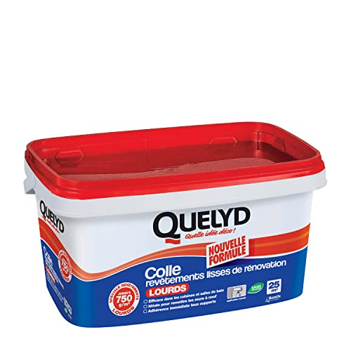 Quelyd Colle Revetements Lisses de Renovation Lourd, 5 kg