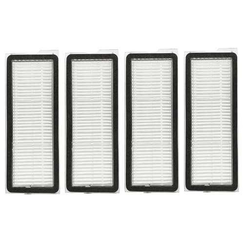 4Pack Filter Replacement for Roborock Qrevo S/Qrevo Plus/Qrevo Curv/Qrevo Pro/Qrevo MaxV Robot Vacuum Cleaner