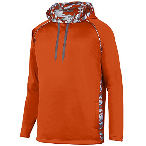 Augusta Sportswear Men's Mod Camo Hoodie, Orange/Orange Mod, 3X-Large