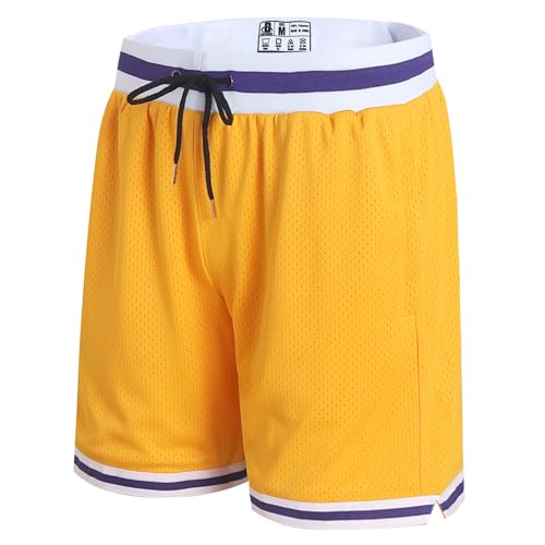 DEHANER Vintage Basketball Shorts for Men Women Unisex...