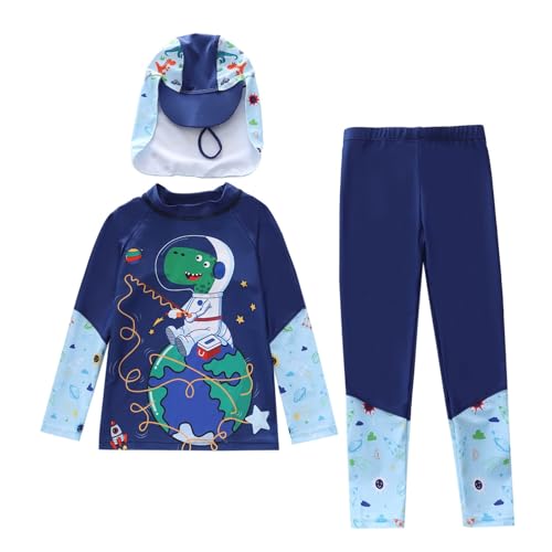 Swimsuit trunk and rashguard set pour garçon évitant les irritations en piscine