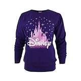  Disney Damen Castle Sweatshirt, violett, 38