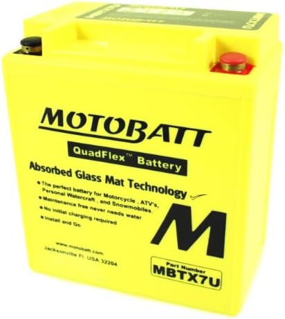 MotoBatt Quadflex Battery 12v 8ah
