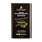 Atlas Organic First Cold Press Extra Virgin Olive Oil 3L Tin with Polyphenol Rich from Morocco | Newly Harvested Unprocessed from One Single Family Farm | Moroccan EVOO Trusted by Award-Winning Chefs
