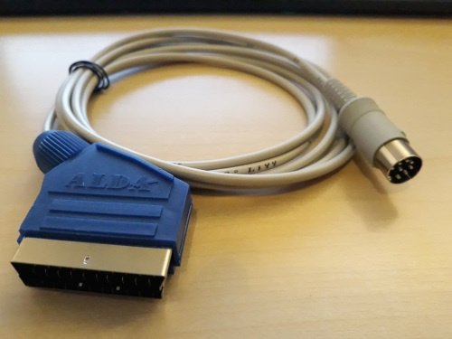 Preisvergleich Produktbild Commodore 64 / 128 / Plus4 Scart SVHS Audio / Video-Kabel