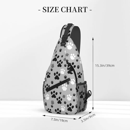 Morrales de senderismo Paw Prints para mujer y hombre miniatura 3