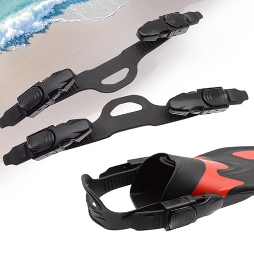 Correas de aleta de goma de desmontaje rápido para aletas de natación de todo tamaño 5