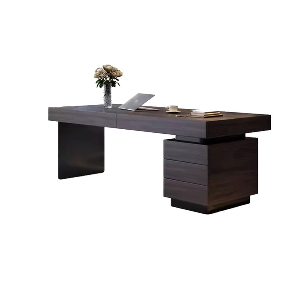 Schreibtisch Der minimalistische Schreibtisch eignet Sich for Firmenbüroschreibtische und kann auch als Heimarbeitstische Computertische verwendet Werden Büro Desk(180 * 70 * 75cm)