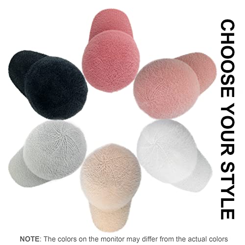 Black Beanie Visor - Womens Winter Wool Knit Hat With Brim - Billed Knit Cap Newsboy Hats #TOP4