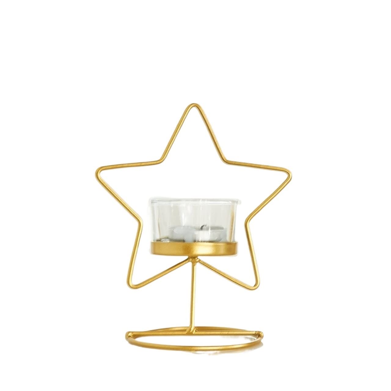 Sturdy Candle Holder Stand Simple Candlestick Household Candle Ornaments Candlelight Dinner Props Table Decorations Creative Holder Non Topple(A)