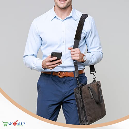 Andalus Seat Belt Covers For Adults, Car Seatbelt Cover, 2 Pack, Universal, Soft, Comfortable (Black) #TOP6