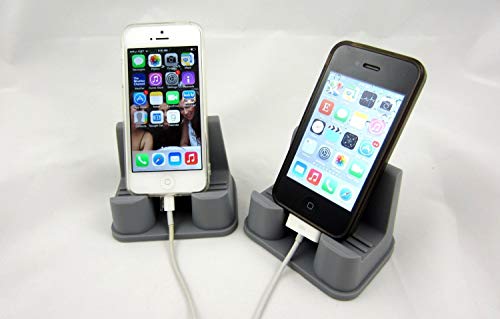 Phoneprop - Universal Fit Soft Flexible Smartphone Stand - Durable Fda High Grade Silicone - Color Gray #TOP1