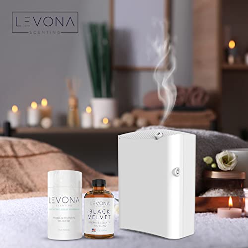 Levona Scent Oil Diffuser Essential Oils: Home Luxury Scents - Fragrance Oil - 500 Ml Black Velvet Diffuser Oils Scents - Notes Of Fir Needle, Salty Sea & Citrus Essential Oils For Diffusers For Home #TOP2
