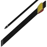 SAS 6 Aluminum Black Metal Arrows 14