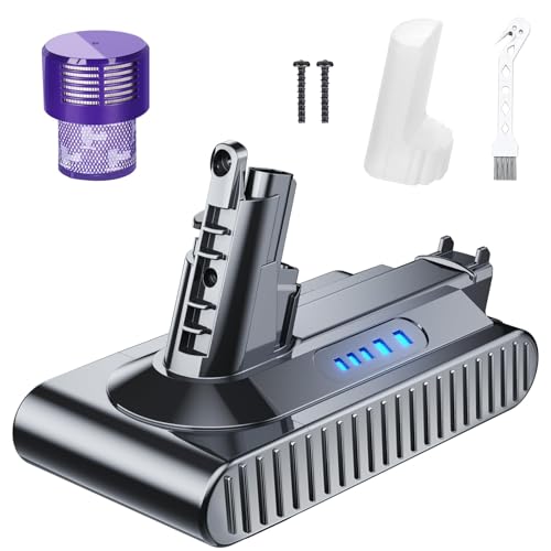 Image of POWTREE 25.2V High Capacity Replacement for Dyson V10 Battery Compatible with Cyclone V10 SV12 206340 242151 SV27 Animal Absolute Fluffy Motorhead Cordless Vacuum Cleaner