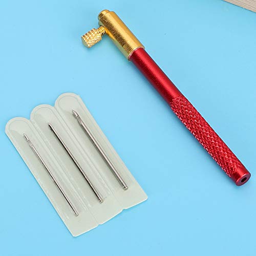 Image of Embroidery Kit, DIY Craft Embroidery Beading Crochet Non‑Slip Ergonomic for Hand‑Made Crafts for Embroidery Beading(Aluminum French Embroidery Needles)