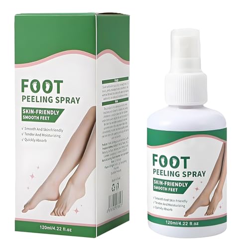 Spray para pies, exfoliante instantáneo, elimina callos y piel muerta, nutre profundamente, deja la piel suave y tersa, ideal para talones agrietados y ásperos.