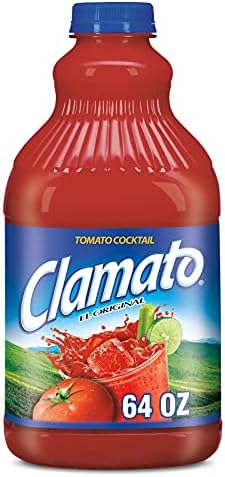 Clamato Original Tomato Cocktail, 64 fl oz bottles (Pack of 8)