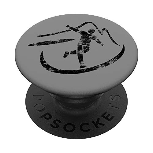 Disc Golf Basket Simple Art Elements Disc Golfer Gifts PopSockets Agarre y Soporte para Teléfonos y Tabletas