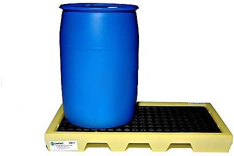 Enpac Secondary Containment Workstation - 2-Drum Capacity - Yellow