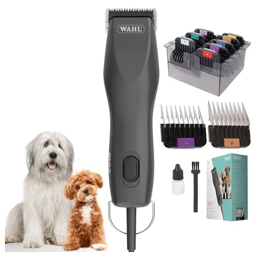 Agrarzone Edition Wahl Moser Max 50+ Hundeschermaschine mit Aufsteckkamm-Set - Kraftvolle Schermaschine Hund Katze für verfilztes Fell & Langhaar - Leise Max 50 mit 2 Leistungsstufen