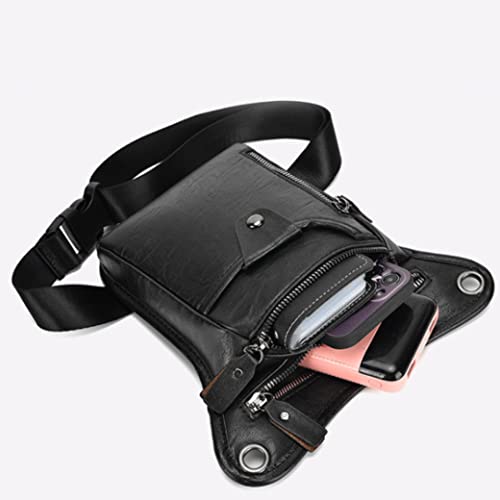 Bolsa de pierna retro para ciclismo urbano y rutas en bici 3