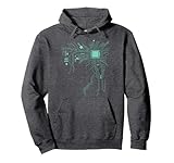 Funny Computer Geek Nerd Gift Cool Computer Core Circuit Pullover Hoodie