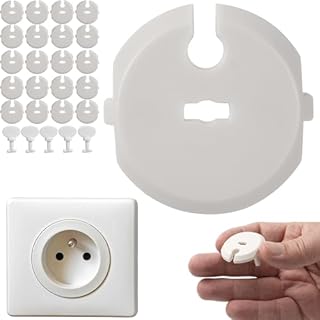 Zabezpieczenie gniazda przed dziećmi bez kleju, 20 szt., odpowiednie do gniazd typu C i E, zabezpieczenie wtyczki z kluczem, zabezpieczenie gniazda wtykowego, zabezpieczenie gniazda przed dziećmi