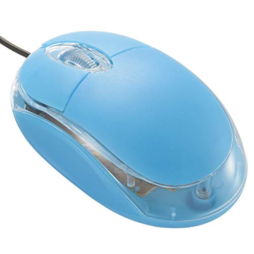 オーム電機 光学式マウス ブルー PC-SMCM01-A 01-3929 OHM