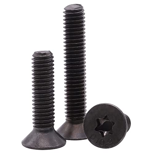 Vis de sécurité Torx M8 alliage acier 10.9 haute résistance oxyde noir