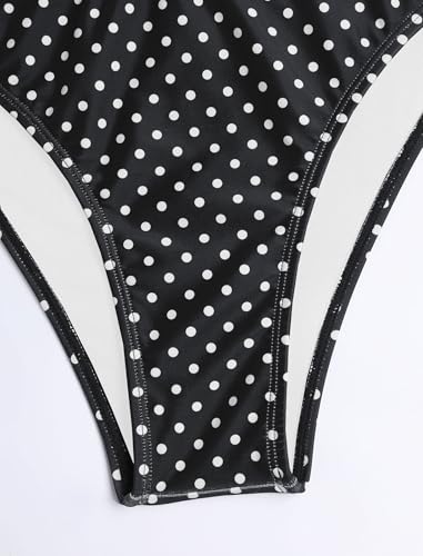 Image of ZAFUL Women Strapless Textured Bandeau Bikini 2 Piece Swimwear Cheeky Solid Lace up Bathing Suits