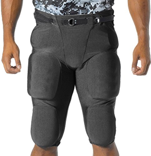 A4 Men's Flyless Football Pant, Blk, X-Large