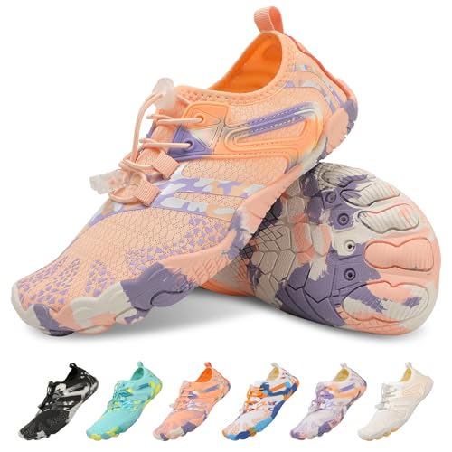 Quick Dry Water Shoes - Barefoot Swim Shoes for Women & Men, Non-Slip Aqua Shoes for Beach, River, Pool & Hiking