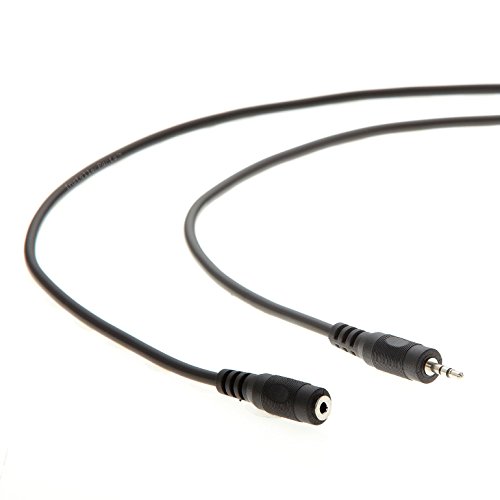 Cable de extensión de audio macho a hembra 2.5mm 6Ft miniatura 1