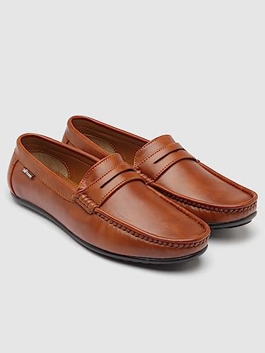 Image of Action-DRIVE-42 Lightweight Comfortable Synthetic Leather Loafers for Men