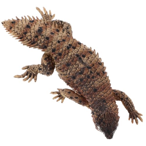 GALPADA Modelo de Lagarto Simulado de Plástico Realista Figura Decorativa de Animal Artificial para Jardín y Habitación Adorno Educativo de Reptil para 1 Pieza