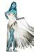 Produktbild Mask Paradise Halloween Damen Kostm Corpse Bride Skeleton Bride aus Polyester und Polyamid in der Farbe Wei-Blau, Gr. 2XL, 80004-001-028