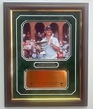 Tommy Fleetwood 2025 Fedex Cup Champion 8x10 Photo professionally framed and double matted with engraved 4 day scorecard nameplate (Walnut with gold trim)