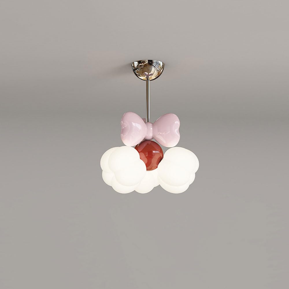 Luminaire suspendu nuage blanc pour apaiser la chambre d'enfant et décorer le plafond