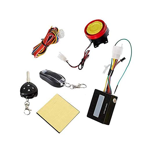 GOAL1 Bike Alarm Universal Security System Button Remote Key Anti-Theft Alarm Kit for Bajaj Avenger 220 Street-image-27