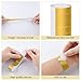 MIAHART Paper Wristbands for Events - 300 Pcs Gold Waterproof Party Arm Bands for Lightweight Concert Use
