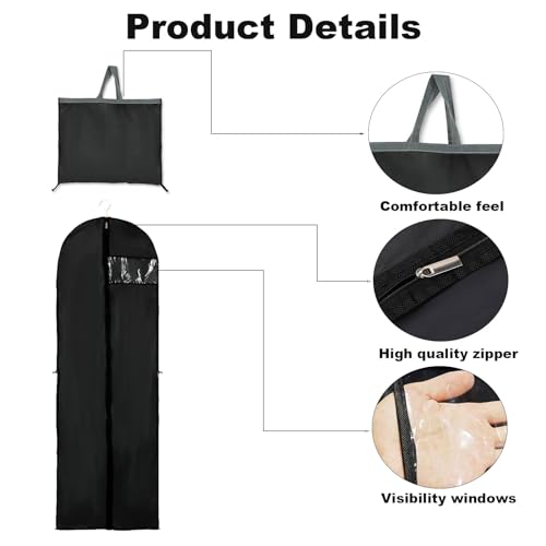 Dress Bags Covers Long, Clothes Covers - Image 3